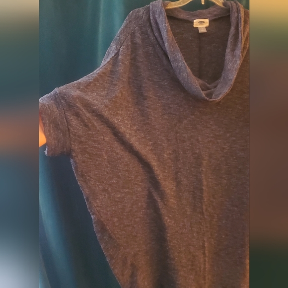 Relaxed Fit Shirt Sleeve Sweater - Picture 2 of 3